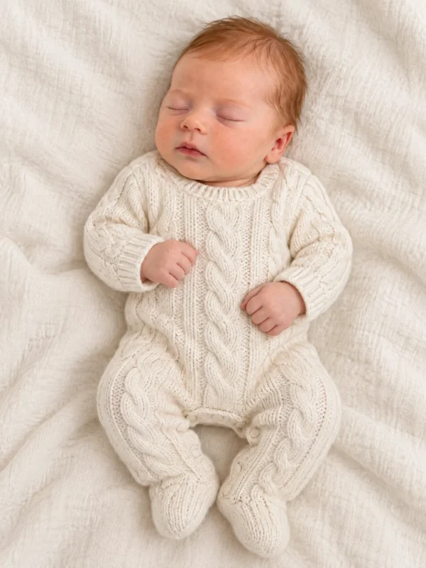 newborn-023 דוגמת צילום ניו־בורן שנוצרה ב־AI מתוך חבילת רגעים ראשונים