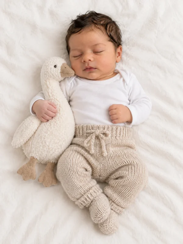 newborn-082 דוגמת צילום ניו־בורן שנוצרה ב־AI מתוך חבילת רגעים ראשונים